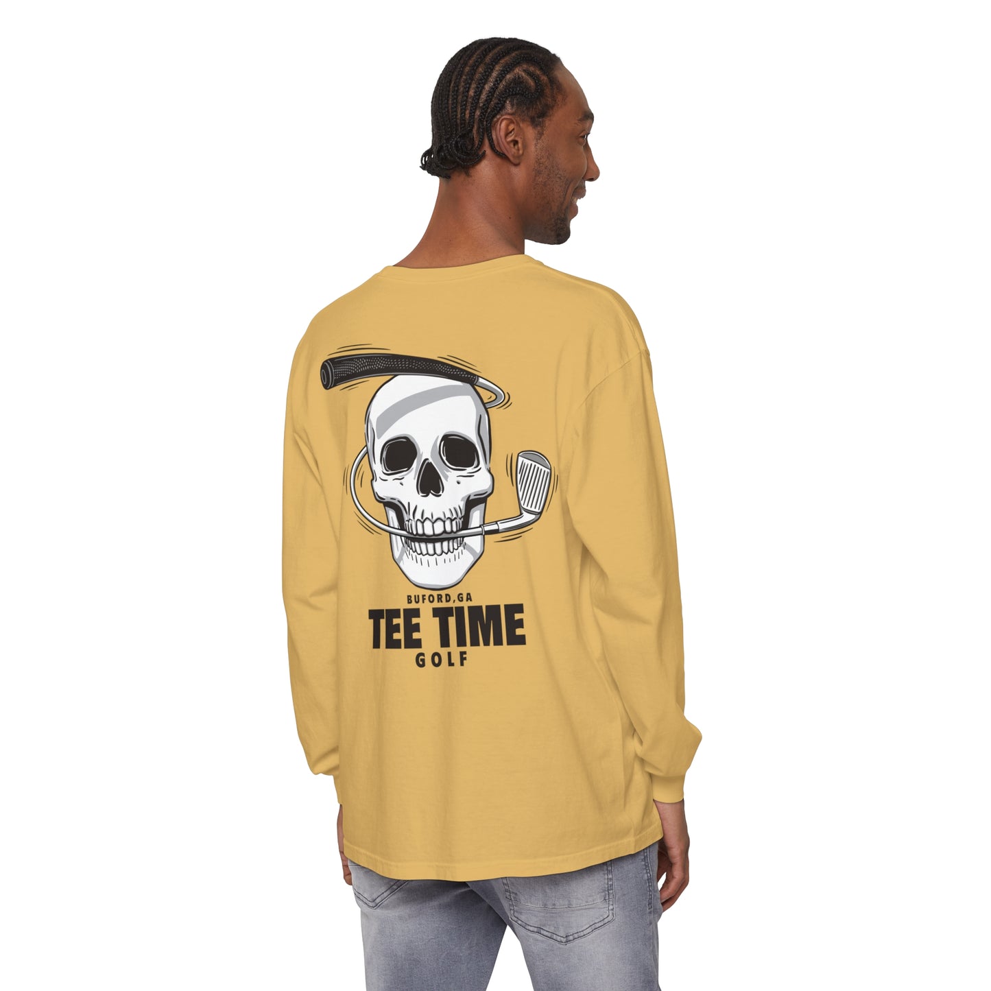 Tee Time Skull Long Sleeve T-Shirt