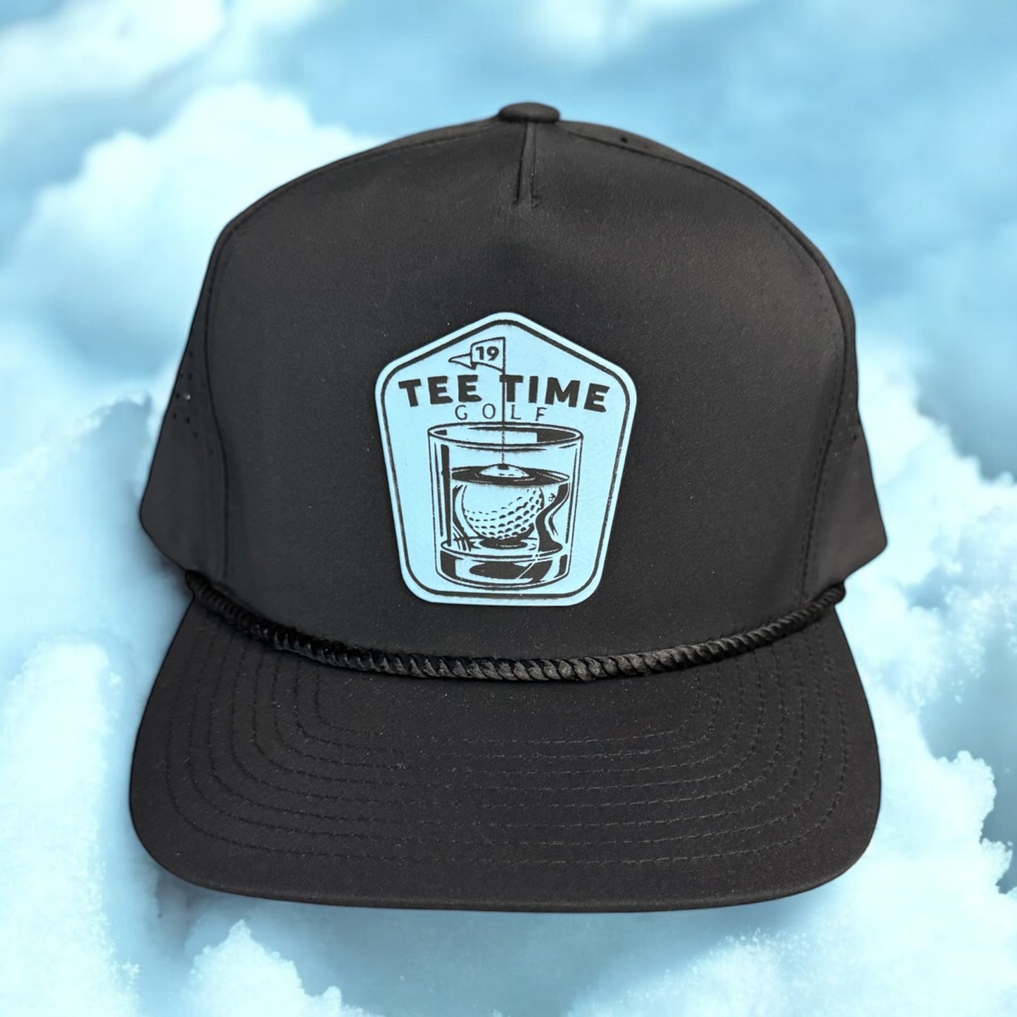 Black and Light Blue Waterproof Whiskey Hat