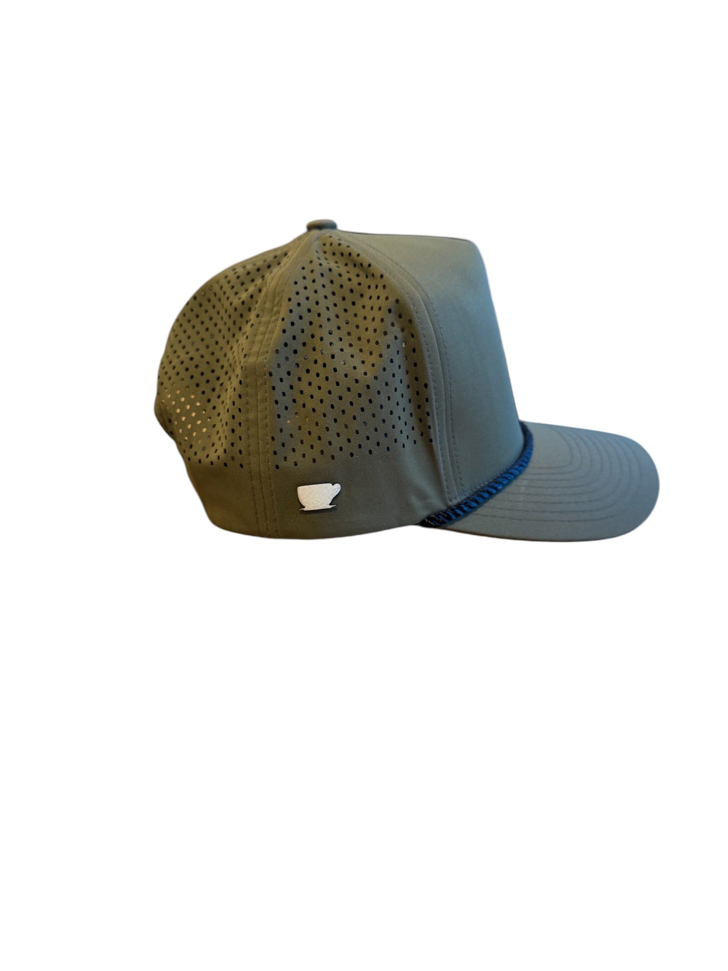 Green and White Waterproof Whiskey Hat